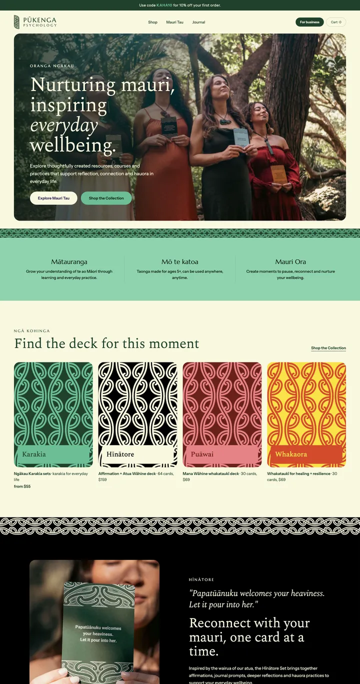 Pukenga Psychology website by The Indie Collab